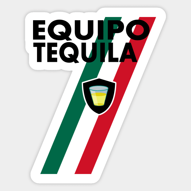 5 de Mayo - Equipo Tequila Drinking Team Sticker by Electrovista